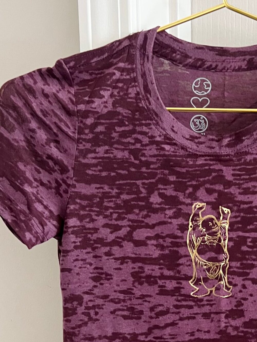 {NEW} *OUR OLVE YOGA* Buddha-Inspired Women’s T-Shirt, Size (S)
